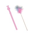 thumbnail image 1 of Taquin à Plumes de Chat avec Clochette Taquin en Silicone pour le Cou Entraînement Mains Libres Rose, 1 of 9