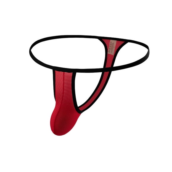 Ketyyh-chn99 Men's Athletic Supporter Performance Jockstrap Mens Underwear Underpants Cotton Breathable Underwear Briefs for 2XL,Red