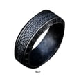 thumbnail image 3 of Baohd Steel Ring For Men Vintage Gift For Friends Vintage Rings Gifts For Friends Antique black 7 1Set, 3 of 6
