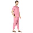 thumbnail image 2 of Inkmeso Ensemble de Pyjama Uni pour Hommes, Manches Courtes, Vêtement de Nuit à Col Rond, Ensemble de Pj, 2 of 7
