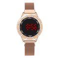 thumbnail image 1 of Jusqu'à 65 % de Rabais Montre Mode Femme Horloge Acier Inoxydable Décontractée Robe Poignet Cristal Bijoux Collier Bagues Boucle d'Oreille Bijoux en Liquidation, 1 of 1