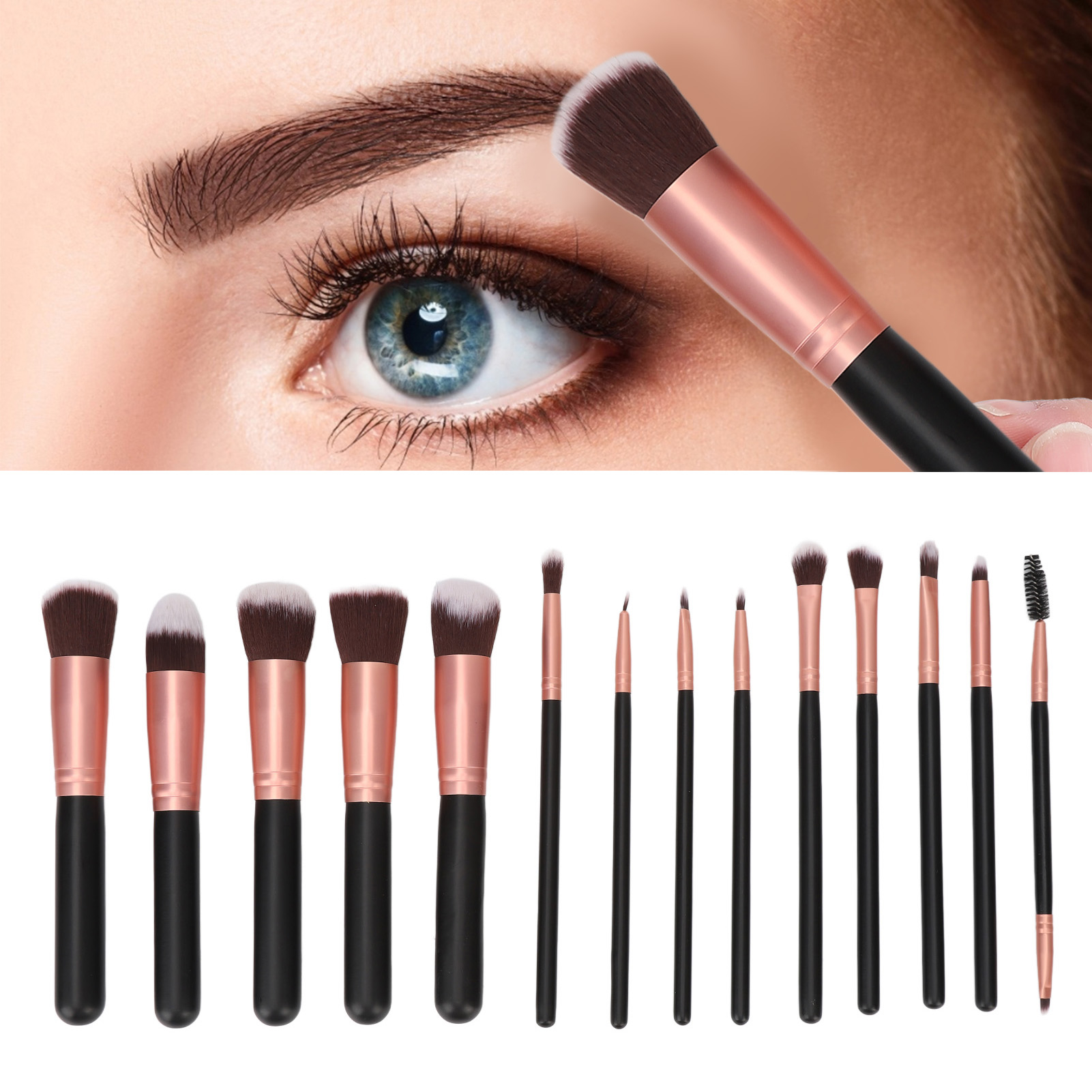 14Pcs Makeup Brushes Set Make Up, Brush Sets The Bristles Are Soft And Dense With Strong Powder Absorption And Easy To Carry For Your Daily Use Brush Make Up Makeup Brushes Tools