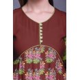 thumbnail image 5 of Bimba Kurta Anarkali Longue à Imprimé pour Fête, Évasée, Coupe A, Kurtis pour Femmes, 5 of 5