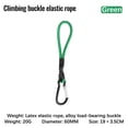 thumbnail image 2 of Tents for Camping Outdoor Elastic Rope Mountaineering Hook Multifunctional Camping Portable Elastic Rope Buckle Ceiling Pull Rope Ground Nail Tent Accessories Car Camping Accessories, 2 of 3
