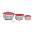 thumbnail image 2 of German Bowl With Red Lids And Anti Skid Base, 2 of 2