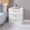 thumbnail image 2 of Sterilite 3 Drawer Wide Weave Tower, 2 of 7