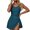 Light Green, variant on Riforla Womens One-Piece Swimsuit Elegant Solid Color Conservative Sporty Design for Swimming and Sun Coverage Bathing Suits for Women Green XL