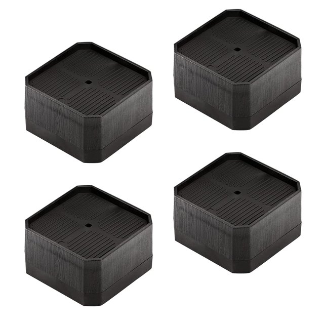 Bed Risers Non Skid Sofa Riser Lifts Floor Protector Furniture Leg Risers 2 inch 4PCS