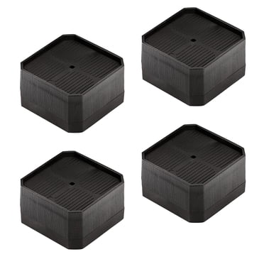Élévateurs de Lit Antidérapants Élévateur de Sofa Rehausseurs Protège-Plancher Élévateurs de Pieds de Meuble 2 Pouces 4 Pcs