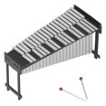 thumbnail image 1 of Mini Marimba, Exquisite Handcraft Glossy Appearance Resin Material Marimba Model  For Kids For Table Decoration For Music Lovers For Gift, 1 of 8