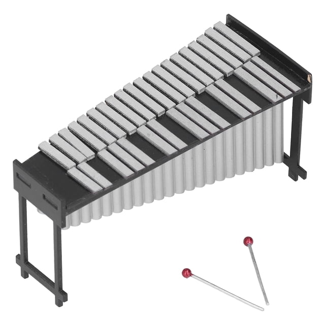 Mini Marimba, Exquisite Handcraft Glossy Appearance Resin Material Marimba Model For Kids For Table Decoration For Music Lovers For Gift