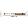 thumbnail image 3 of XZNGL Cross Four Blade Drill Bit Ceramic Tile Hexagonal Handle Brick Wall Cement Ceramic Perforated Drill, 3 of 9