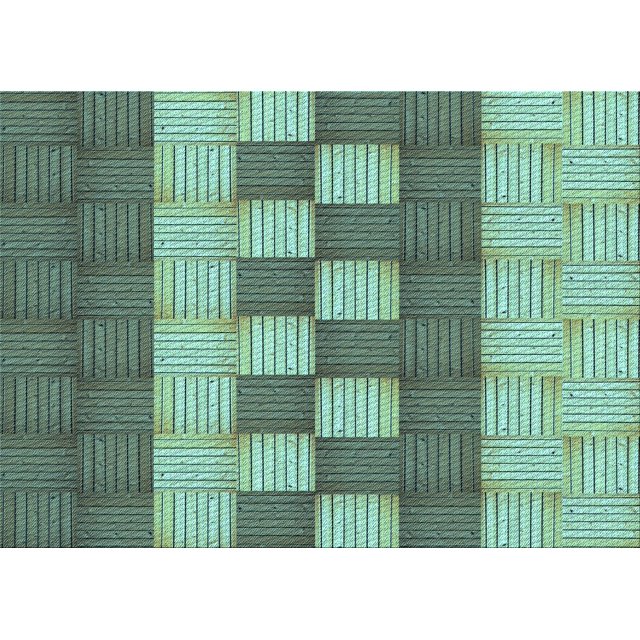 Ahgly Company Tapis d'Intérieur Lavables en Machine Rectangle Transitionnel Vert Profond, 5' x 7'