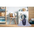 thumbnail image 2 of Ahgly Company Tapis d'Intérieur Lavables en Machine Bleu Lavande Transitionnel, 8' Carré, 2 of 7