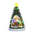 thumbnail image 1 of Christmas Tree Lights,Small Christmas Tree Christmas Decorations Light Up Music Train House Christmas Tree Snow House Desktop Ornaments Music Box Christmas Gift Christmas Tree Decorations, 1 of 6