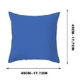 thumbnail image 3 of UsRHHA 2PCS Solid Color Pillow Cover 45x45cm, Modern Cushion Case for Sofa Bed Chair Outdoor Use, Breathable Pillow Protector Backrest Cover, 3 of 6