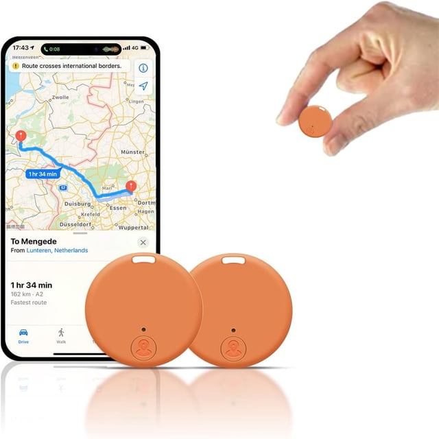 CUITING EasyFind Mini GPS Tracker for Vehicles Mini Worldwide GPS Tracker Car Locator Tracker Car Vehicle Tracking Anti-Lost Locator for Tracking System (Black 2pcs)