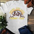 thumbnail image 2 of Heliisoer Hauts pour Femmes, Liquidation d'Été Mode pour Femmes T-Shirt Vintage Raton Laveur T-Shirt Graphique Manches Courtes T-Shirts Amusants, 2 of 8