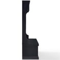 thumbnail image 4 of Pemberly Row Tall Entryway Hall Tree with Storage Bench in Distressed Black, 4 of 10