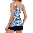 thumbnail image 4 of Maillots de Bain Deux Pièces pour Femmes, Contrôle du Ventre, Tankini, Tenue de Plage, Robe de Bain, 4 of 4