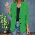 thumbnail image 1 of Liquidation! Cardigan pour Femmes Cardigans pour Femmes Veste Décontractée pour Femmes Poches Manches Longues Bouton avant Travail Col à Revers Veste à Boutons Gn1 3TG, 1 of 9