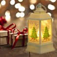 thumbnail image 1 of Birdeem Christmas Tree Decorations, Lighted Christmas Decor Battery Include Clear Led Lights Hanging Lantern Christmas Tree Pendant Novel Props Light for Xmas Party Home Candlestick Decor Lights, 1 of 6
