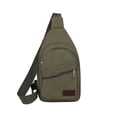 thumbnail image 2 of Sale Today Clearance! Canvas Sling Bag Crossbody Backpack Shoulder Casual Rucksack For Men Women, 2 of 6