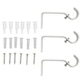 thumbnail image 4 of Mainstays 1” White Ball Adjustable Curtain Rod, 30”-84”, 4 of 4