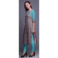 thumbnail image 3 of Bimba Cotton Printed Straight Kurtis For Women Panel Kurta Summer Tunic-X-Small, 3 of 6