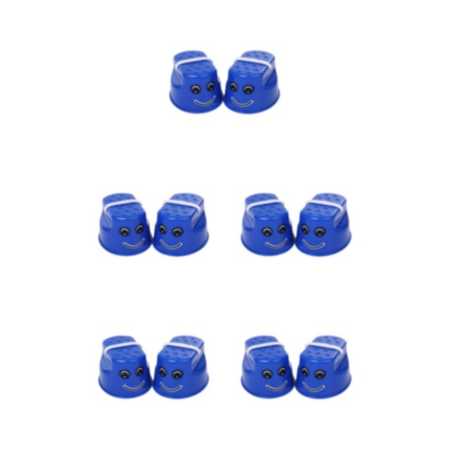 maskred 2pack/lot Fine Workmanship And Environmentally Friendly Walking Stilts Helps blue 5Set