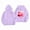 Pink, variant on WZXFASHION Women's Puff Hoodie Oversized Sweatshirts Pullover Hoodies Fleece Sweaters Long Sleeve With Pockets Up To 50% Off pullover zip up hoodie