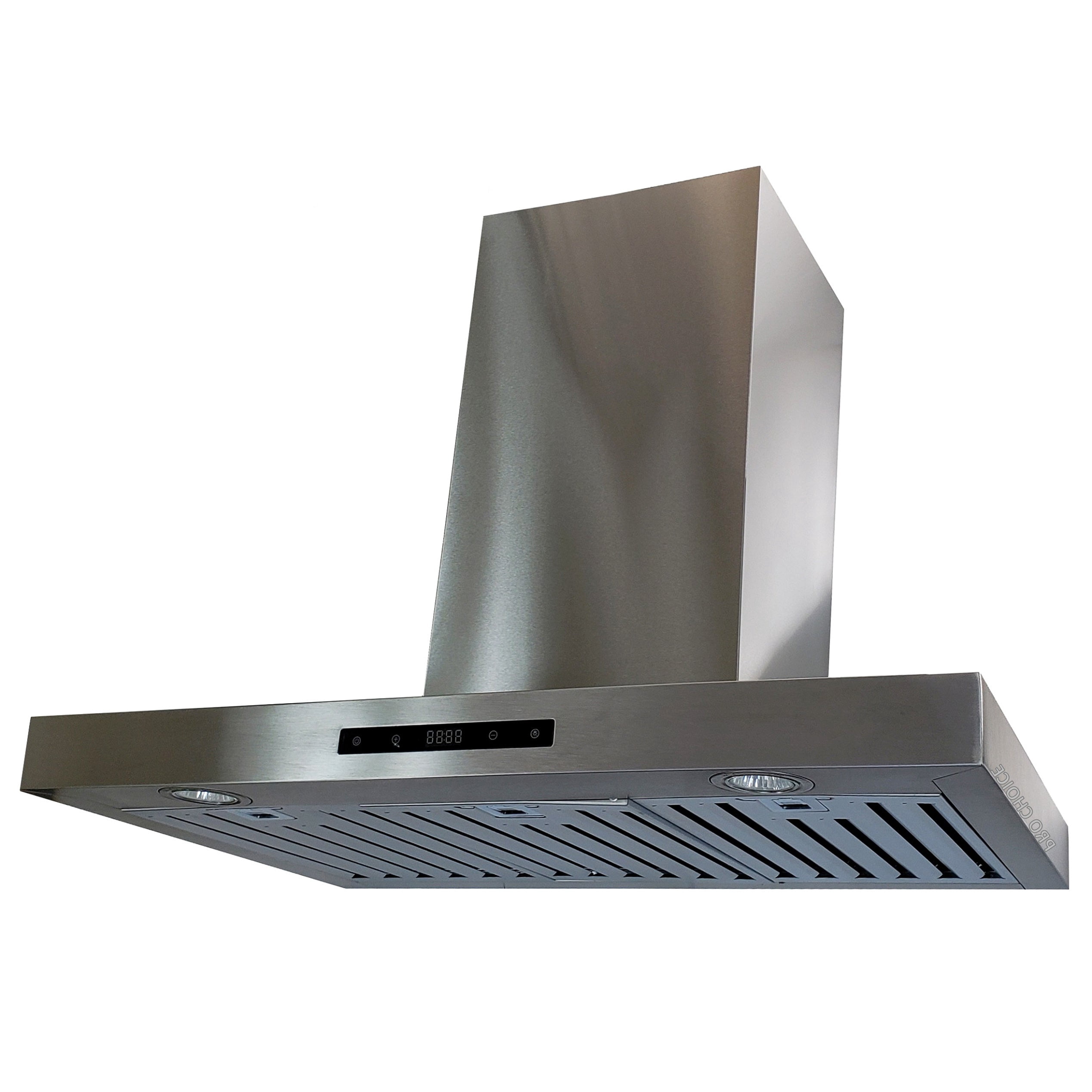 CROWN PRO-Z01/36 36" Stainless Steel Wall Mount Range Hood, 800 CFM, LED Lights, Professional Kitchen Vent Hood