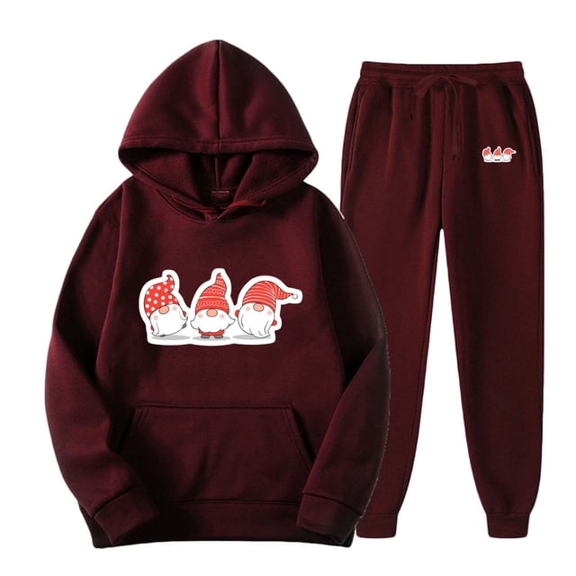 TIMIFIS Survêtement pour Homme 2 Pcs à Capuche, Ensemble de Sport Athlétique, Chandail à Enfiler Décontracté pour Course, Jogging, Ensemble de Tenue de Sport SetsFall