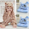 thumbnail image 2 of Cute Cartoon Baby Washcloth Bath Towel For Bathing Feeding Wipe Cloth, 2 of 5