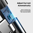 thumbnail image 4 of Ruiboury LED USB Type C Cable Braided Fast Charging Type-C Cable USB-C Charging Cable Black, 4 of 6