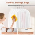 thumbnail image 3 of TopLLC Kitchen Organization Clear Garment Bags For Hanging Clothes Clothes Covers Protecting Full Zipper Suit Bags Garment Cover For Closet And Cloth Storage Protector Cover, 3 of 8