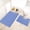 Blue#3, variant on mtvxesu 2-Piece Foam Bath Mat Set with Non-Slip Backing, Soft Absorbent Bathroom Rug & Toilet Mat, Machine Washable