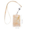 thumbnail image 2 of 1 Set ID Badge Holder Retractable ID Card Holder Hanging Badge Reel Water-resistant Card Cover, 2 of 8