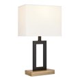 thumbnail image 1 of 16" Modern Rectangular Steel Table Lamp with Rectangular Shade, 1 of 1