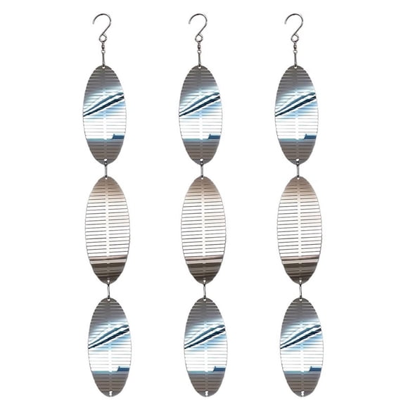 Highly Reflective Bird Scare Discs Set,9 Metal Disc Decoration for Outdoor Gardens, Bird Deterrent for Yard Patio Farm