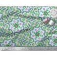 thumbnail image 3 of Soimoi Satin Silk Fabric Floral & Damask Patchwork Print Fabric by Yard 42 Inch Wide, 3 of 3