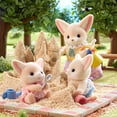 thumbnail image 5 of Calico Critters Jumeaux Fennec Renard, Ensemble de 2 Figurines de Poupées de Collection, 5 of 5