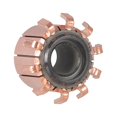 thumbnail image 4 of 18 x 8 x 14.5(15) mm 10P Teeth Copper Hook Type Electrical Motor Commutator 1pcs, 4 of 10
