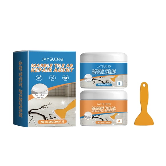Ceramic Tile Repair Agent Ceramic Paste Small Potholes Ceramic Tile Adhesive Toilet Water Tank Cover Household Floor Tile Glaze Repair