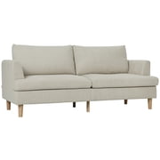 HOMCOM 3 Seater Sofa w/ Thick Spring Cushions, 74" Modern Upholstered Couch