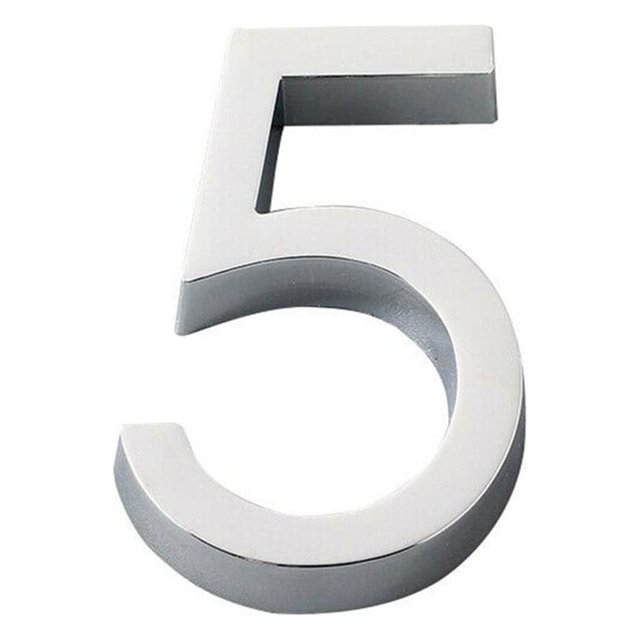 60mm Self Adhesive Home Door Number Sign Modern House Hotel Room Numerals