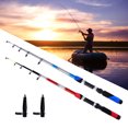 thumbnail image 1 of LEO 2.1m Blue Telescopic Fishing Rod - Lightweight Fiberglass, 2kg Capacity, 6-Section Design, Easy Travel & Storage, 1 of 7