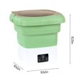 thumbnail image 3 of Portable Washing Machine Foldable Mini Washing Machine, Small Washing Machine For Underwear, Baby Clothes, Suitable For Apartments, Dormitories, Camping, Travel, 3 of 9