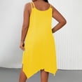 thumbnail image 4 of Ounisa Robe Camisole Midi Fluide Sans Manches à Encolure Dégagée et Ourlet Asymétrique pour Femme Grande Taille, 4 of 8