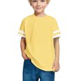 thumbnail image 4 of RXIRUCGD 2025 Vêtements d'Été pour Enfants, T-shirt à Rayures pour Garçons et Filles, Mode Mignon, Col Rond, Manches Courtes, 4 of 7